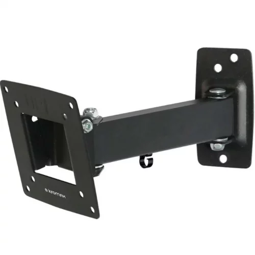 Кронштейн Kromax OPTIMA-103 черный для TV 10-28, настенный наклонно-поворотный, max VESA 100x100, от стены 68.5-225 мм (28003)