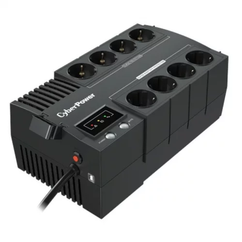 ИБП CyberPower BS650E NEW линейно-интерактивный 650ВА/390Вт, 4+4 евророзетки, USB/ UPS Line-Interactive CyberPower BS650E NEW 650VA/390W USB (4+4 EURO)