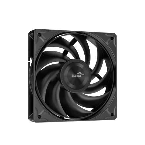 Кулер для процессора/ CPU Cooler SAMA A40P (240W, 4-pin PWM, 152mm, 4x6mm, 1x120mm, 75.2CFM, 29dBA, 2200RPM, S: 1851/ 1700/ 1200/ 115X, AM5/ AM4, black/ silver) (A40-XXWNYXOX-G) фото 6