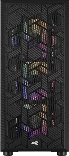 Корпус Aerocool Hive-G-BK-v2 черный без БП ATX 4x120mm 2x140mm 1xUSB2.0 2xUSB3.0 audio bott PSU (ACCM-PV27043.11)