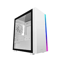 Корпус без блока питания/ Case PCCooler LM300 ARGB WH, Mini-Tower, TG, 1x120mm ARGB, 1xUSB-A 3.0 + 2xUSB-A 2.0, mATX, mITX White