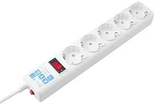 PowerCube Фильтр-удлинитель (SPG-B-0,5M-WHITE) РС 0,5м 5р, бел. 10А