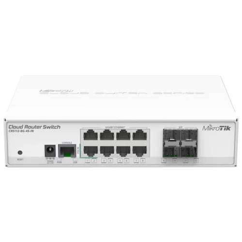 Коммутатор Mikrotik Cloud Router CRS112-8G-4S-IN (CRS112-8G-4S-IN) (CRS112-8G-4S-IN) Коммутатор Mikrotik Cloud Router CRS112-8G-4S-IN (CRS112-8G-4S-IN)