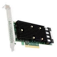 HBA-адаптер Broadcom 9400-16i SGL (05-50008-00 / 03-50008-15005) PCIe 3.1 x8 LP, Tri-Mode SAS/ SATA/ NVMe 12G HBA, 16port(4*int SFF8643), 3416 IOC (05-50008-15005 / 03-50008-15005)