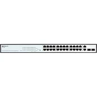 Коммутатор/ Smart Managed Switch 24x100Base-TX PoE, 2xCombo 1000Base-T/SFP, PoE Budget 280W, 19" w/brackets (OS1326P/280W/A1A)