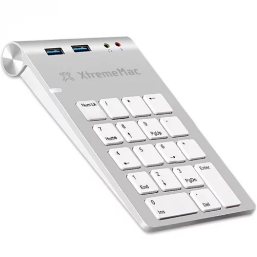 Цифровой блок Numpad клавиатуры XtremeMac Mechanical Numpad (XM-NPHUB32-AU-SLV)