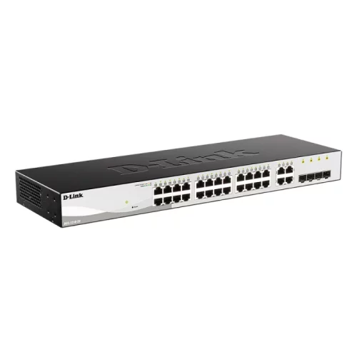 Коммутатор/ DGS-1210-28/F Smart L2 Switch 24х1000Base-T, 4хCombo 1000Base-T/SFP, Compact CLI (DGS-1210-28/F3A)