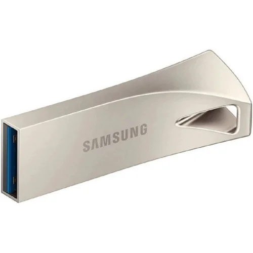 Флеш диск SAMSUNG 512Gb Bar Plus (Бар Плюс) серебристый (USB Type-A, корпус металл) (MUF-512BE3/APC)
