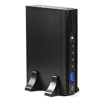 ИБП Бастион SKAT-UPS 1500-RACK-ON-E {Online, 1500ВА/ 1350Вт, стойка/ на пол, 8x C13, USB/ RS-232, EPO, БЕЗ АКБ (3 шт 40-120 Ач), МПТ} (9905) (9905 SKAT-UPS 1500-RACK-ON-E)