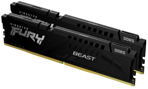 Оперативная память Kingston 64GB 5600MT/ s DDR5 CL40 DIMM (Kit of 2) FURY Beast Black (KF556C40BB2K2-64)