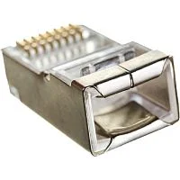 Gembird коннектор кат 5, экранированный RJ45 FTP8P8C(100 шт. в уп.) (PLUG5SP)