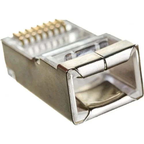 Gembird коннектор кат 5, экранированный RJ45 FTP8P8C(100 шт. в уп.) (PLUG5SP)