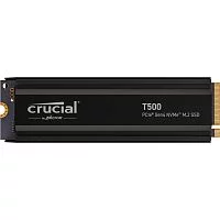 Твердотельный накопитель SSD Crucial T500 2TB PCIe Gen4 NVMe M.2 SSD with heatsink CT2000T500SSD5
