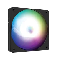 Вентилятор для корпуса ZALMAN ZM-XF120 ARGB BLACK, 120x120x25mm, 4-PIN PWM, 600-2000 RPM, 32,9 DBA MAX, HYDRO BEARING