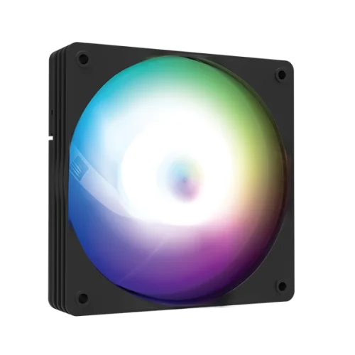Вентилятор для корпуса ZALMAN ZM-XF120 ARGB BLACK, 120x120x25mm, 4-PIN PWM, 600-2000 RPM, 32,9 DBA MAX, HYDRO BEARING