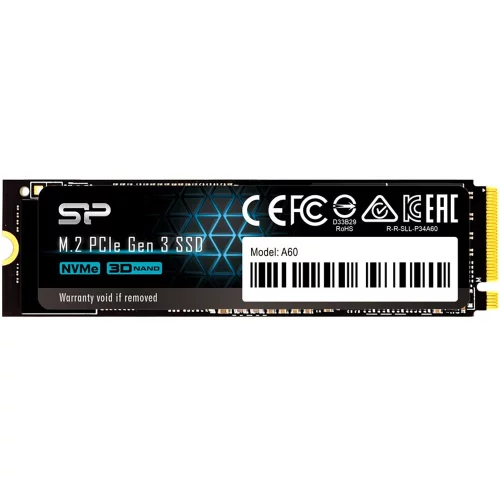 Твердотельный накопитель SSD Silicon Power P34A60 1Tb PCIe Gen3x4 M.2 PCI-Express (PCIe) SP001TBP34A60M28