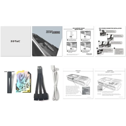 Видеокарта Zotac Bad Pack RTX5080 SOLID OC WHITE ED 16GB GDDR7 256bit 3xDP HDMI 3FAN PREMIUM PACK (ZT-B50800Q-10P|BP) фото 7