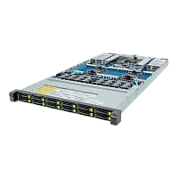 Шасси серверное Gigabyte Server Platform R183-S96 / 1U / 2xIntel (Gen 4/ 5) / 2xHS / 32xDIMM / 12xSFF NVME/ SAS/ SATA / 2xGbE / 2xOCP 3.0 / 2xFHHL / 2x1600W / Rails (R183-S96-AAV1)