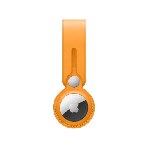Брелок-подвеска Apple AirTag кожа California Poppy (MM023ZM/A)