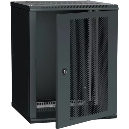 ITK Шкаф LINEA W 12U 600x600 мм дверь перфорированная, RAL9005 (LWR5-12U66-PF)