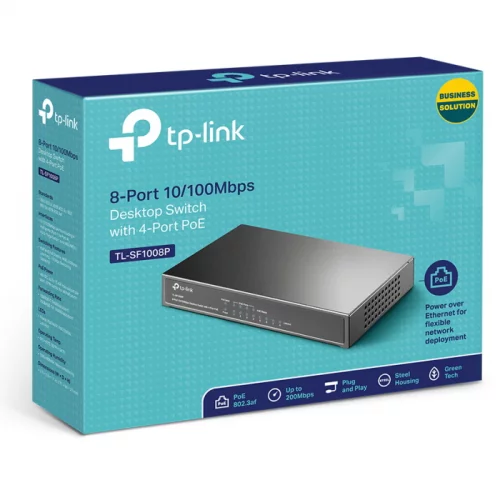 Коммутатор TP-LINK 8x RJ45 (TL-SF1008P) фото 3