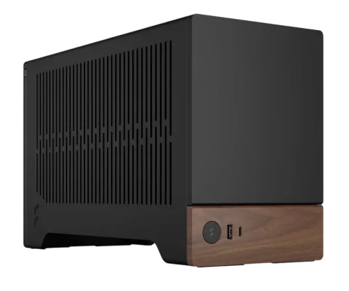 Корпус без блока питания/ Case Fractal Design Terra, Mini-Tower, no fans, 1xUSB-A 3.0 + 1xUSB 3.2 Type-C, SFX PSU Support, mITX Graphite (FD-C-TER1N-01)