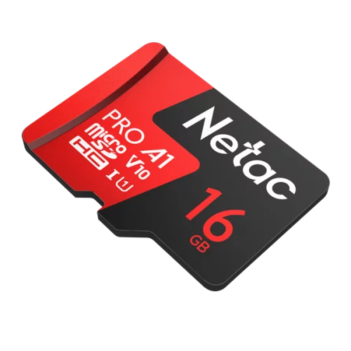 Флеш карта microSDHC 16GB Netac P500 PRO <NT02P500PRO-016G-R> (с SD адаптером) 100MB/ s