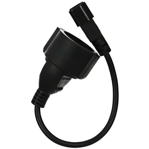 Кабель-переходник/ Кабель-переходник UPS -> розетка (IE-320 C14 to Socket Type-F) 3Gx0,75mm2 <VDE> VCOM <CE002> 0,15m (CE002-CU0.75-0.15M)