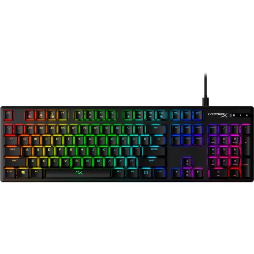 Клавиатура игровая/ HyperX Alloy Origins Full Red (HX-KB6RDX-US) (RUS) (4P4F6AA#ABA)
