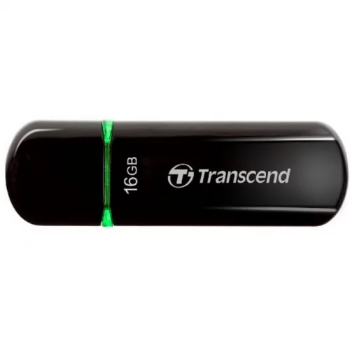 Флеш-накопитель Transcend JetFlash 600 16 Гб черно-зеленый (TS16GJF600) фото 2