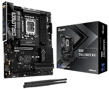 Материнская плата ASROCK B860 Challenger WiFi, LGA1851, B860, 4*DDR5, 4*SATA, 4*M.2, 4*USB 3.2, 2*USB 2.0, Type-C, 2*PCIx16, 1*M.2 (Key E), HDMI, ATX