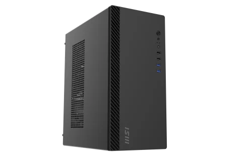 Корпус Case MSI PRO SHIELD M100P (306-7G31M21-HH9) Корпус без блока питания/ Case MSI PRO SHIELD M100P, Midi-Tower, 1x80mm, 2xUSB 3.2, 2xUSB 2.0, mATX, mITX Black (306-7G31M21-HH9) фото 4