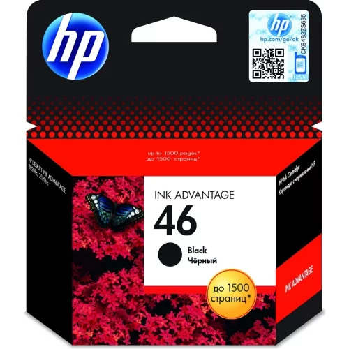 Картридж/ HP 46 Black Ink Advantage Ink Cartridge (CZ637AE)