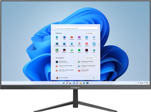 IRBIS MB2382 Breeze 23.8 AIO, CPU intel N4020, 23.8 LCD (1920x1080IPS), 8GB + 256GB SATA SSD, AC wifi, brush dark grey, with RJ45, EU adaptor 12V 3A, Win11 Home
