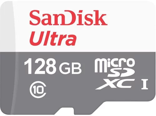Карта памяти 128GB SanDisk Ultra® microSDXC 100MB/ s Class 10 UHS-I (SDSQUNR-128G-GN6MN)