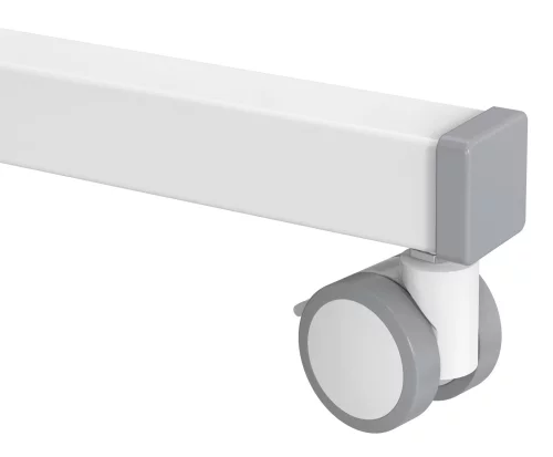 Стол для ноутбука Cactus CS-FDE103WGY электропривод столешница МДФ серый каркас белый 91.5x56x123см фото 4