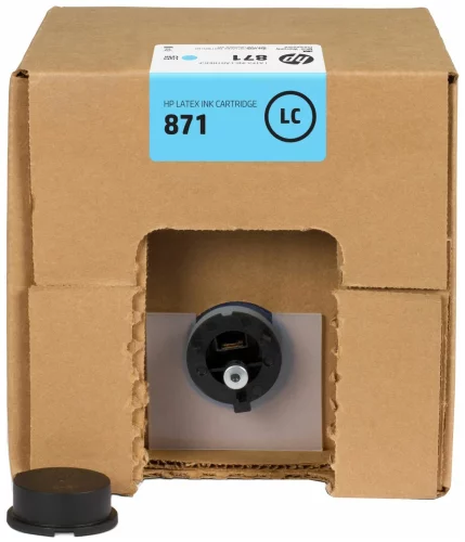 Картридж/ HP 871C 3L Lt Cyan Latex Ink Cartridge (G0Y83C)