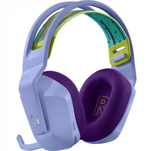 Гарнитура Logitech G733 LIGHTSPEED Wireless RGBLILAC Retail (981-000890) фото 2