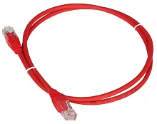Патч-корд TWT UTP кат.5e, с заливными колпачками, 0.15 м, красный (TWT-45-45-0.15-RD)