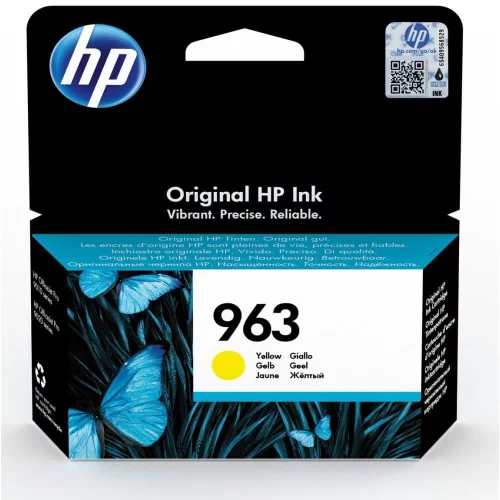Картридж HP 963 желтый 700 стр. (3JA25AE) (3JA25AE) Картридж/ HP 963 Yellow Original Ink Cartridge (3JA25AE)