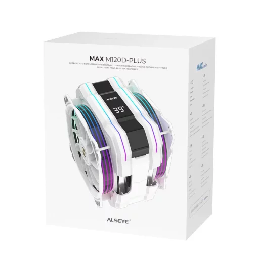 Вентилятор ALSEYE M120D-W-Plus Dimensions: 120x120x25mm Voltage: DC 12V Current:333MA (875675) (M120D-W-PLUS (AS.01.01.0043)) фото 5
