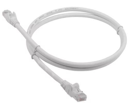 Патч-корд LANMASTER LSZH UTP кат.6, 1.0 м, серый (LAN-PC45/ U6-1.0-GY) (LAN-PC45/U6-1.0-GY)