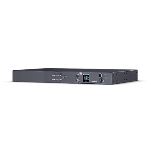 Панель питания распределительная ATS CyberPower PDU24005 Metered, 1U type, 16Amp, plug IEC 320 C20, (8) IEC 320 C13 (2) IEC 320 C19