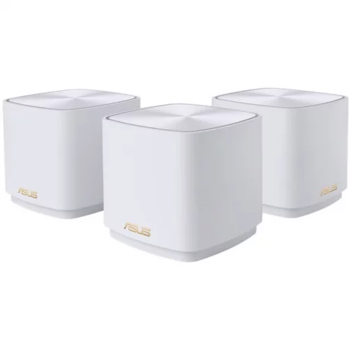 Mesh роутер Asus ZenWiFi AX Mini XD4 (W-3-PK) 3 шт. белый (90IG05N0-MO3R20)