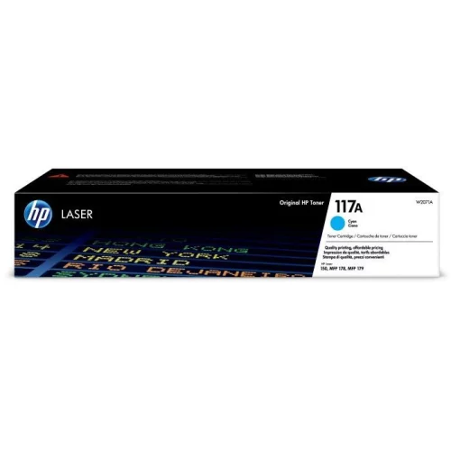 Тонер-картридж/ HP 117A Cyan Original Laser Toner Cartridge (W2071A)