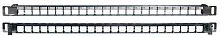 Патч-панель наборная Hyperline PPBLHD-19-24S-SH-RM 19" 0.5U 24x