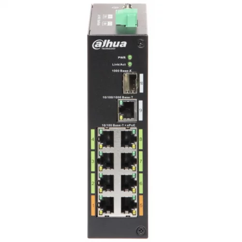 Коммутатор промышленный Dahua DH-LR2110-8ET-120 (DH-LR2110-8ET-120) фото 2