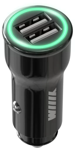 Автомобильное зар./ устр. Wiiix UCC-5-2-01-ANT 2.4A (PD) 2xUSB черный