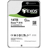 Жесткий диск Seagate SAS 14Tb Exos X16 (7200rpm) 4Kn 256Mb 3.5" (ST14000NM011G)