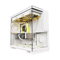 Корпус ПК без блока питания/ Case Geometric Future Model 5, Midi-Tower, TG, no fans, 2xUSB-A 3.0, 1xUSB 3.2 Type-C, E-ATX, ATX, mATX, mITX White (1AM5WKWT00100)